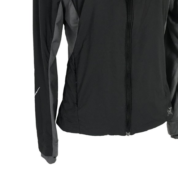 Arcteryx Ladies Jacket Coat Grey Size XS Full Zip Pockets High Neck Outerwear - Picture 3 of 13